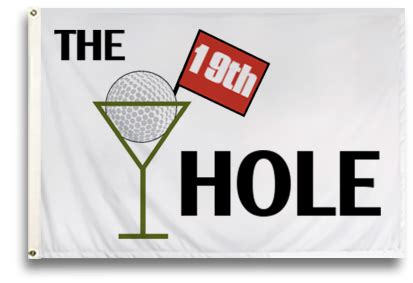 19Th Hold Golf Flag